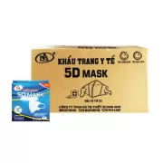 Khẩu Trang Y Tế 5D Mask Nam Anh Trắng